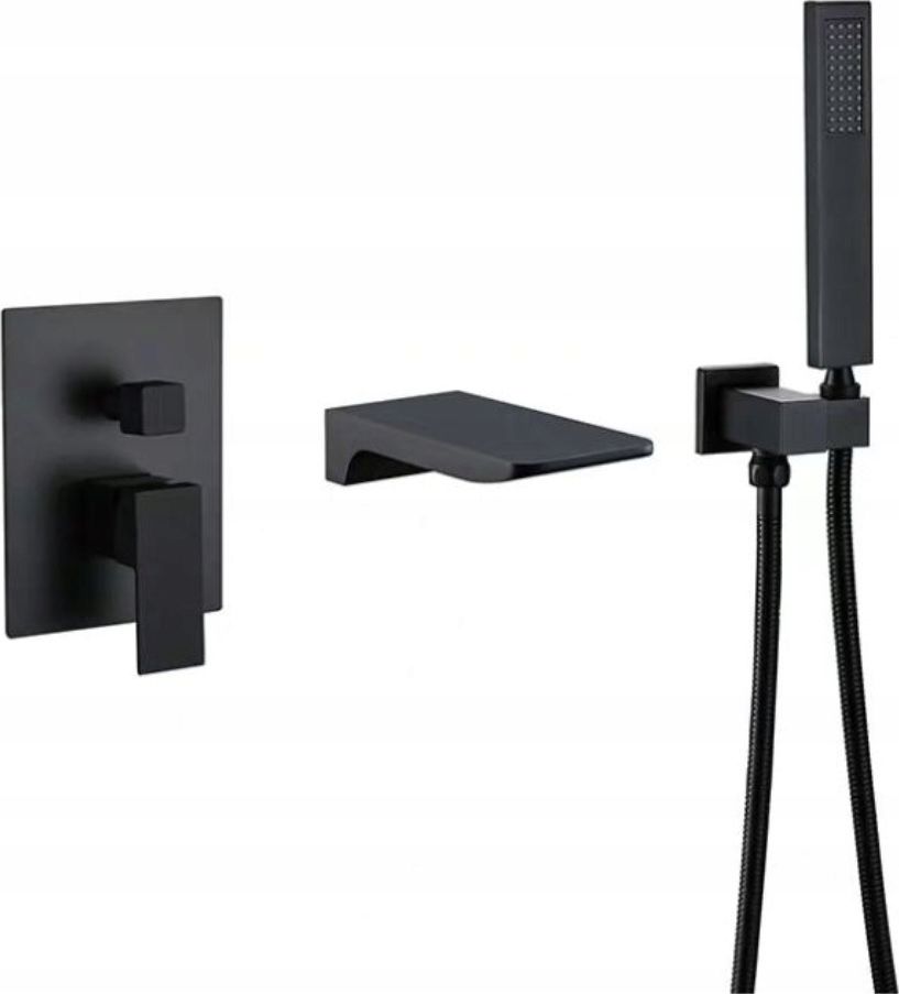 Bateria wannowa PDS Premium Exclusive+ ścienna czarny