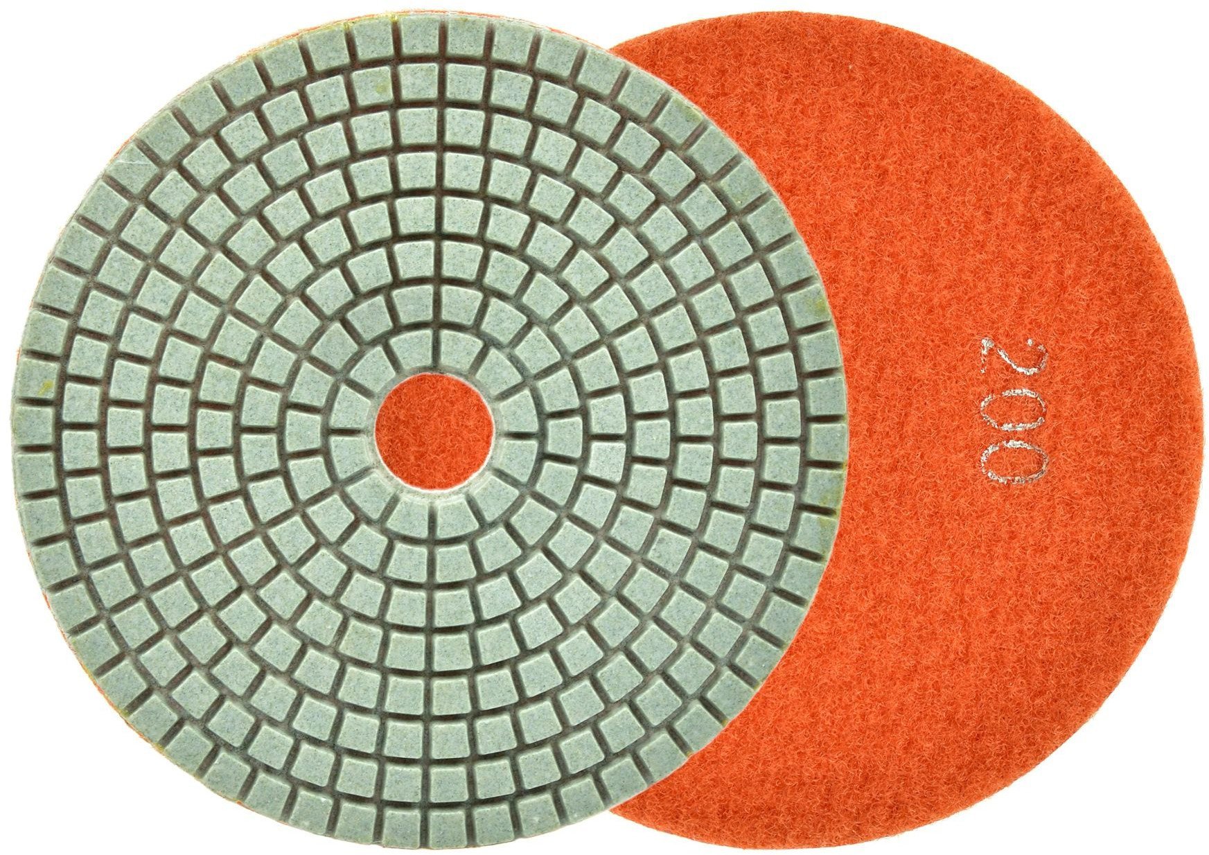 Geko Tarcza polerska do szlifowania gresu na mokro 125mm GR200 (5/25/250)