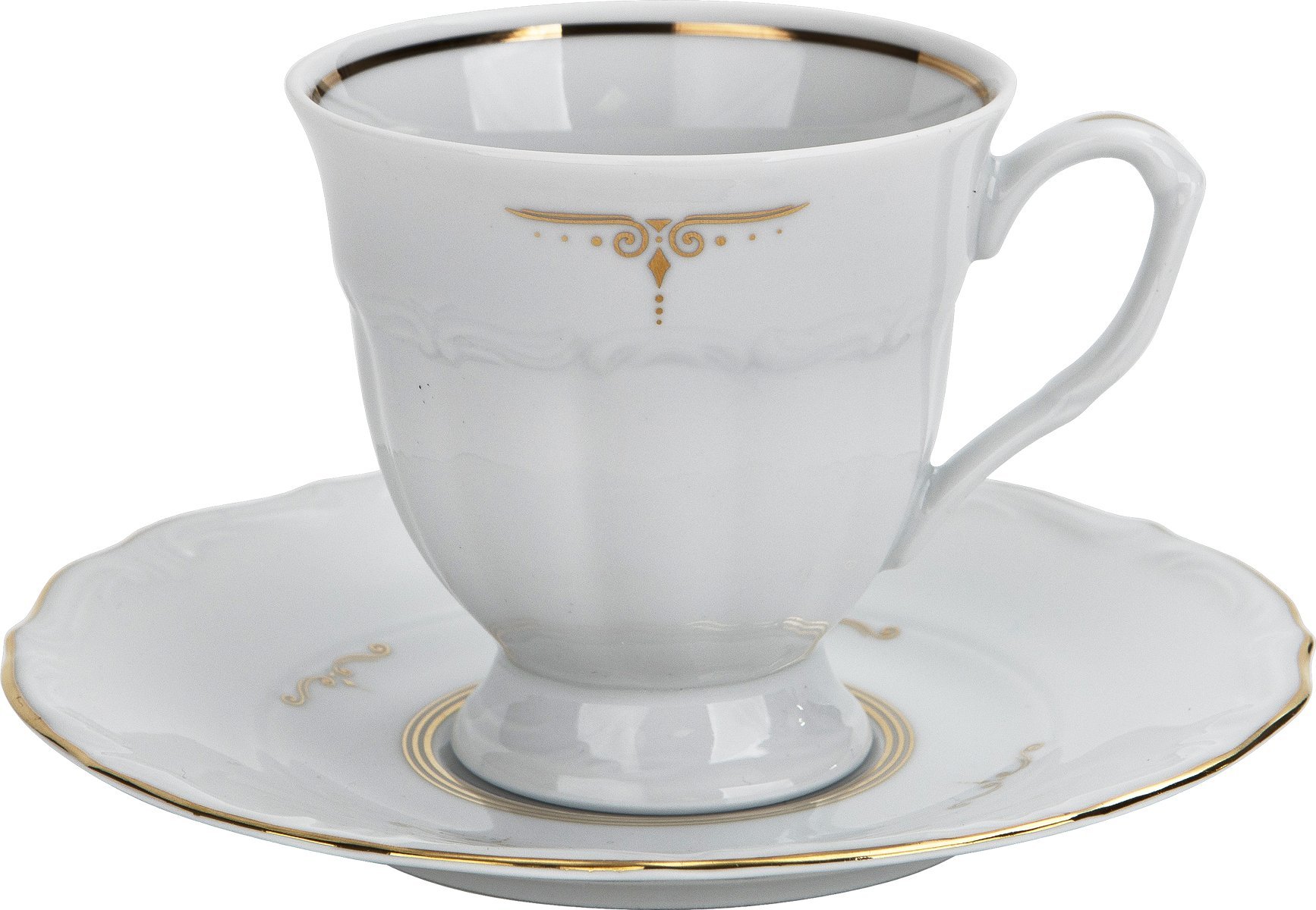 Ćmielów Komplet 6 filiżanek 250 ml + spodki Camille