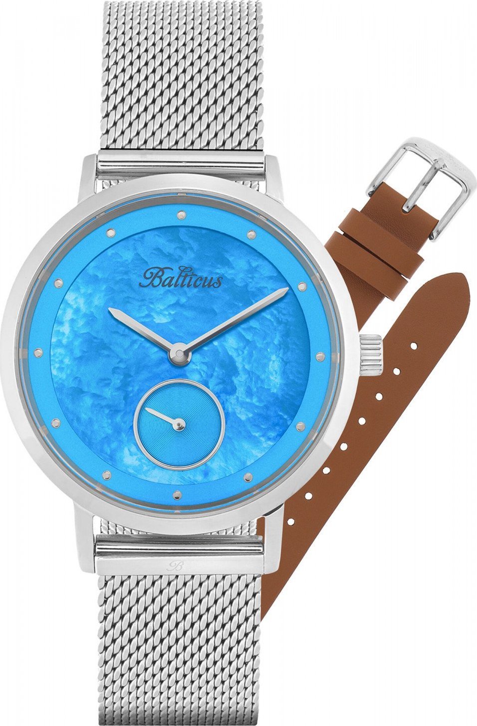 Zegarek Balticus Zegarek damski Balticus BLT-BALNSSBL srebrny