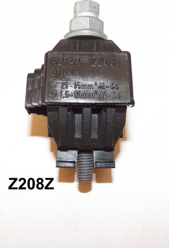 ALPAR Zacisk przebijający Al-Cu 16-95/1,5-50 jednostronny z nakrętką zrywalną