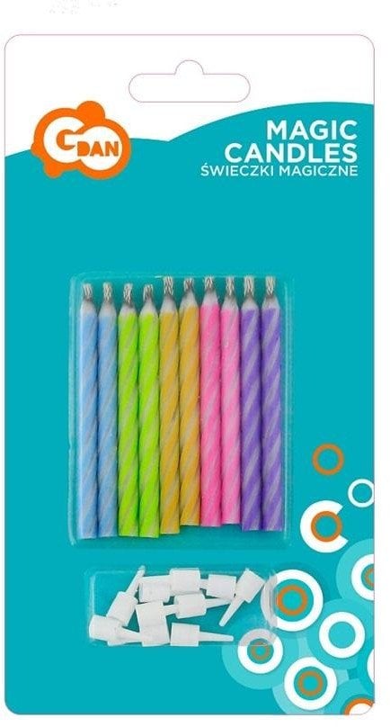 Świeczki magiczne pastelowe