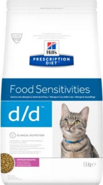 Hills HILL'S PD Prescription Diet feline d/d duck & green pea 1,5kg