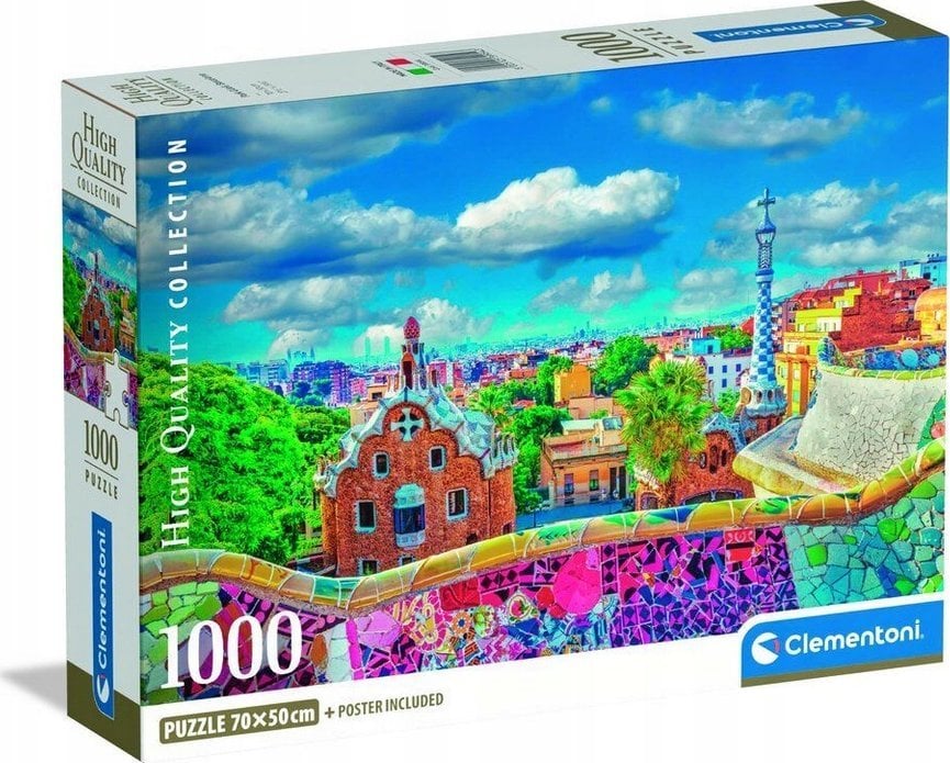 Clementoni Puzzle Compact Park Guell 1000 elementów (39954)