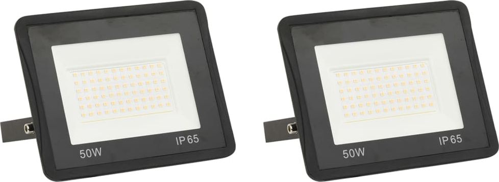Naświetlacz vidaXL Reflektory LED, 2 szt., 50 W, zimne białe światło