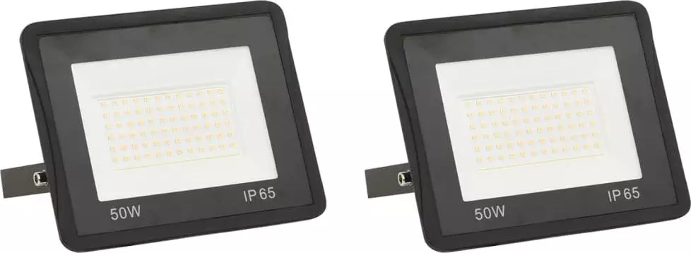 Naświetlacz vidaXL Reflektory LED, 2 szt., 50 W, zimne białe światło