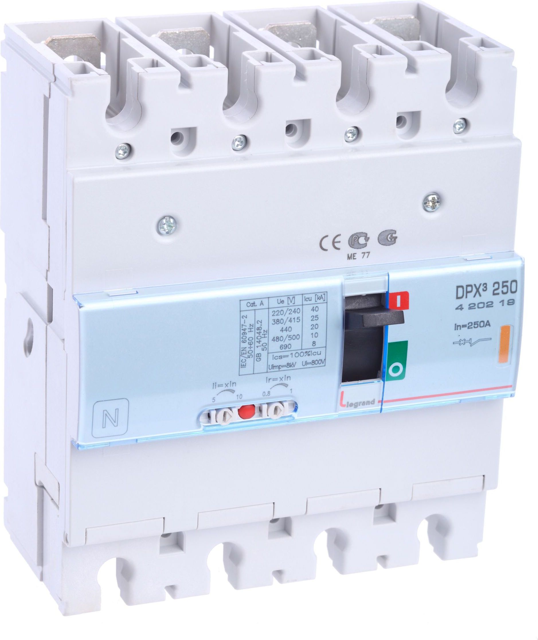 Legrand Wyłącznik mocy 250A 4P 25kA DPX3 250 (420219)