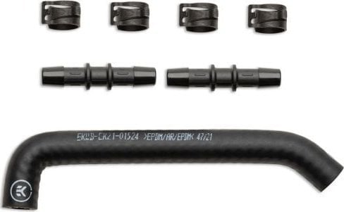 EK Water Blocks EK Water Blocks EK-Pro Tubing 17/10mm, Reinforced, EPDM, Preformed 45°/90° - schwarz