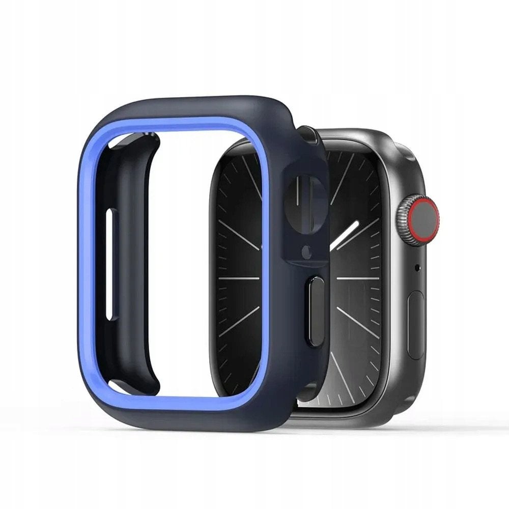 DUX DUCIS futerał BAMO do Apple Watch serii 10 42 mm czarno niebieski