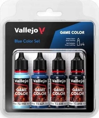 Vallejo Vallejo: 72.376 - Game Color - Blue Color Set 4 x (18 ml)