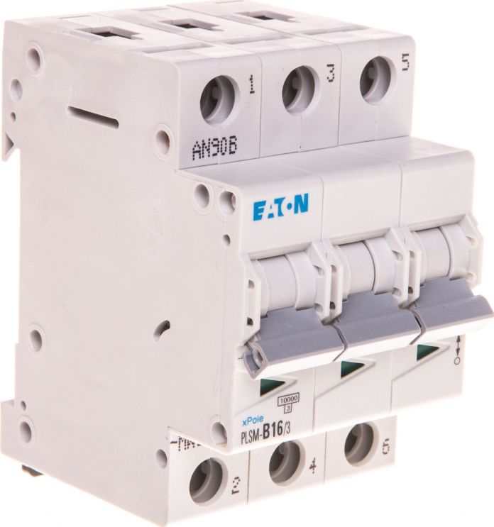 Eaton Wyłącznik nadprądowy 3P B 16A 10kA AC PLSM-B16/3-MW 242448