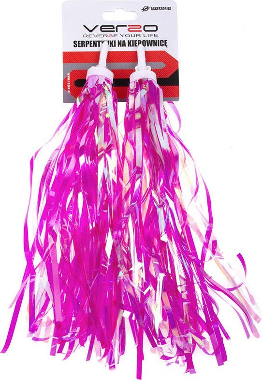 Nieznany Serpentynki na kierownicę różowe - para Uniwersalny