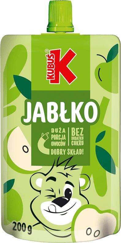 Kubuś Kubuś Mus o smaku jabłkowym 200 g
