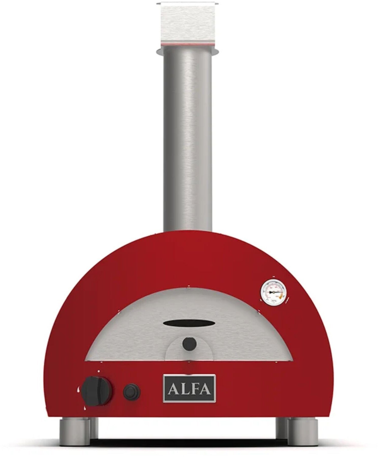 Alfa Forni Linea Moderno Portable Pizzaofen Antique Red