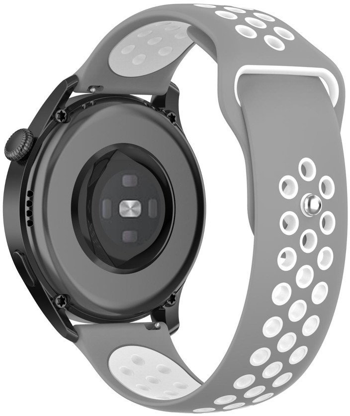 SPORTOWY PASEK SILIKONOWY 20MM DO SMARTWATCHA - WYGODNY, ODDYCHAJĄCY I TRWAŁY (PASUJE M. IN. DO SAMSUNG, HUAWEI, AMAZFIT, GARMIN)