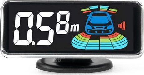 AMiO Wyświetlacz ekran do czujników parkowania LED 3D AMIO-03694