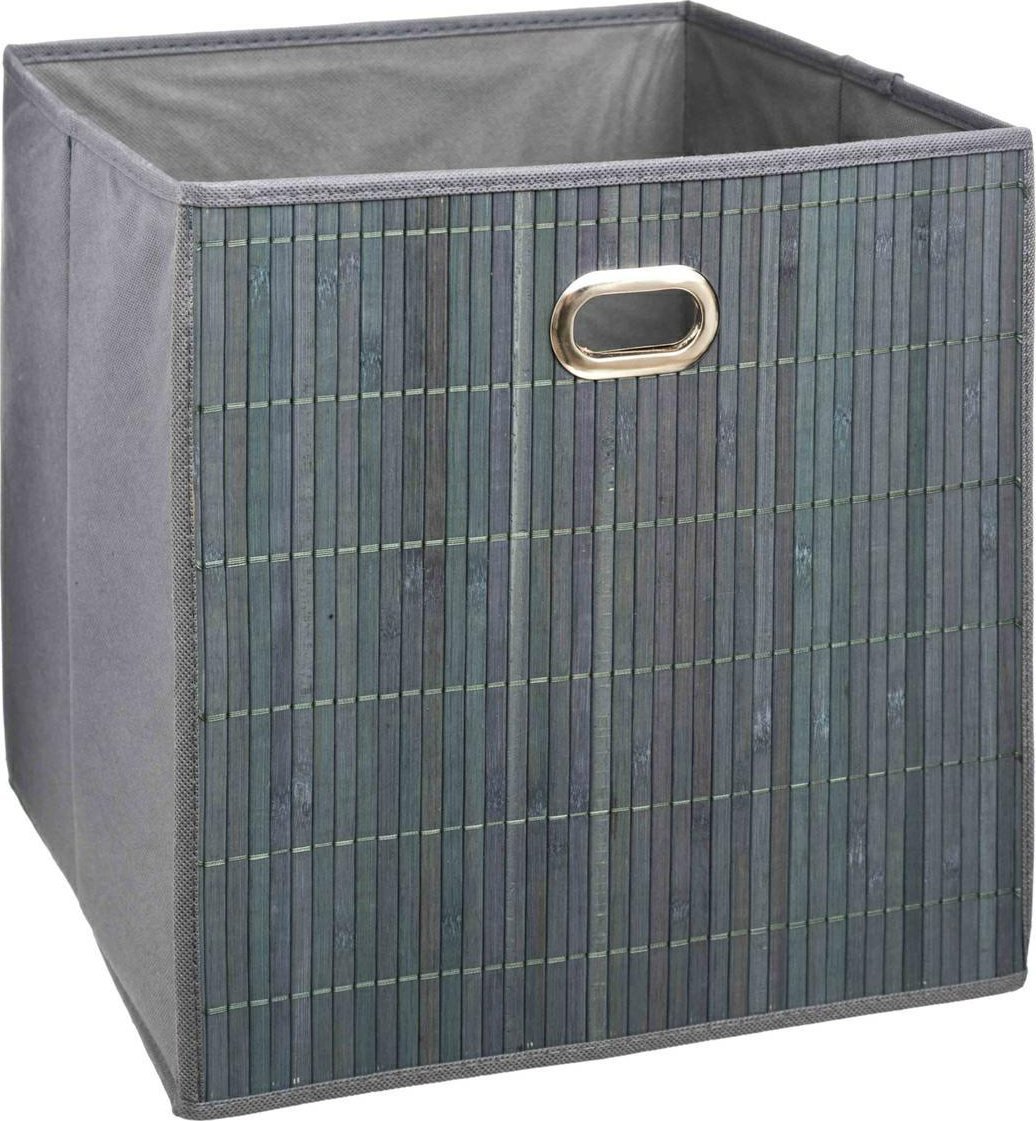 5five Kosz / pojemnik 31x31 bambusowy szary