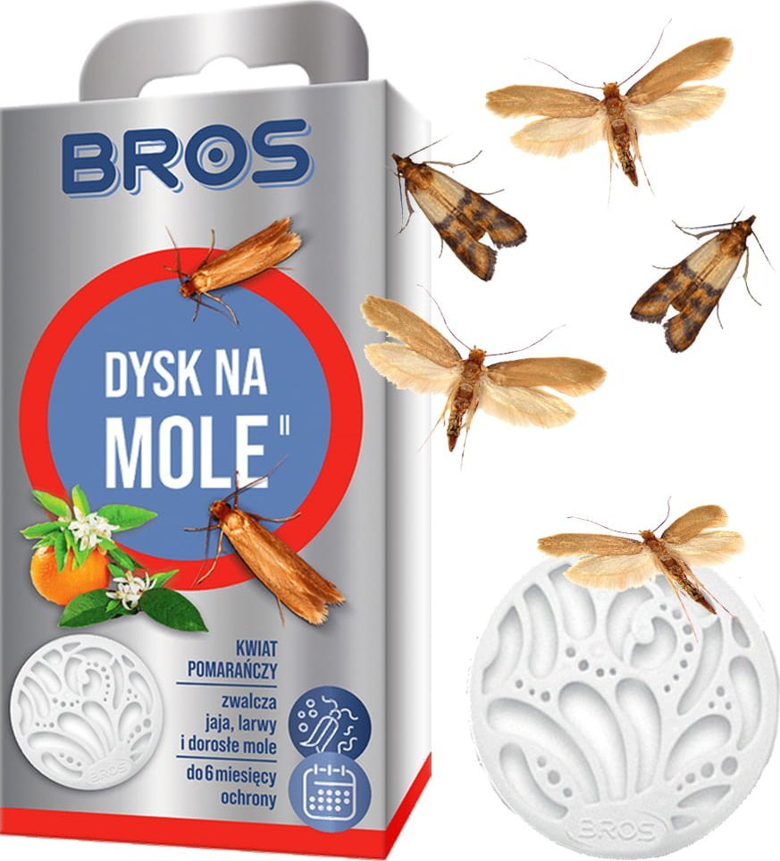 Bros BROS - dysk na mole kwiat pomarańczy - 1 szt.