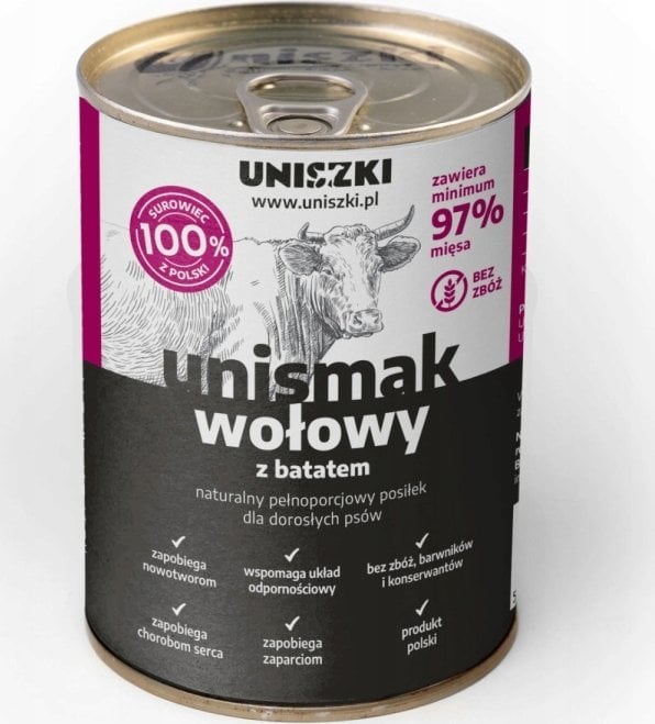 UNISZKI Unismak Wołowina 410g