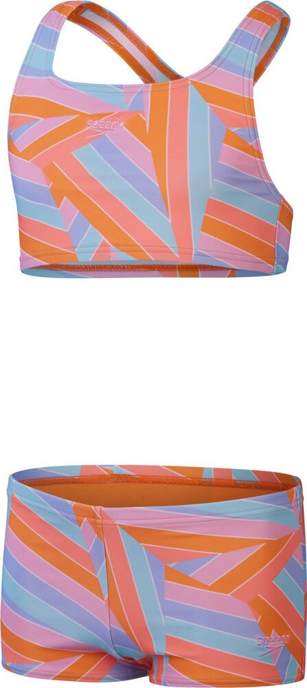 Dziecięcy strój kostium kąpielowy Speedo Pt Bleg stanik spodenki Jf wiek 5-6 lat