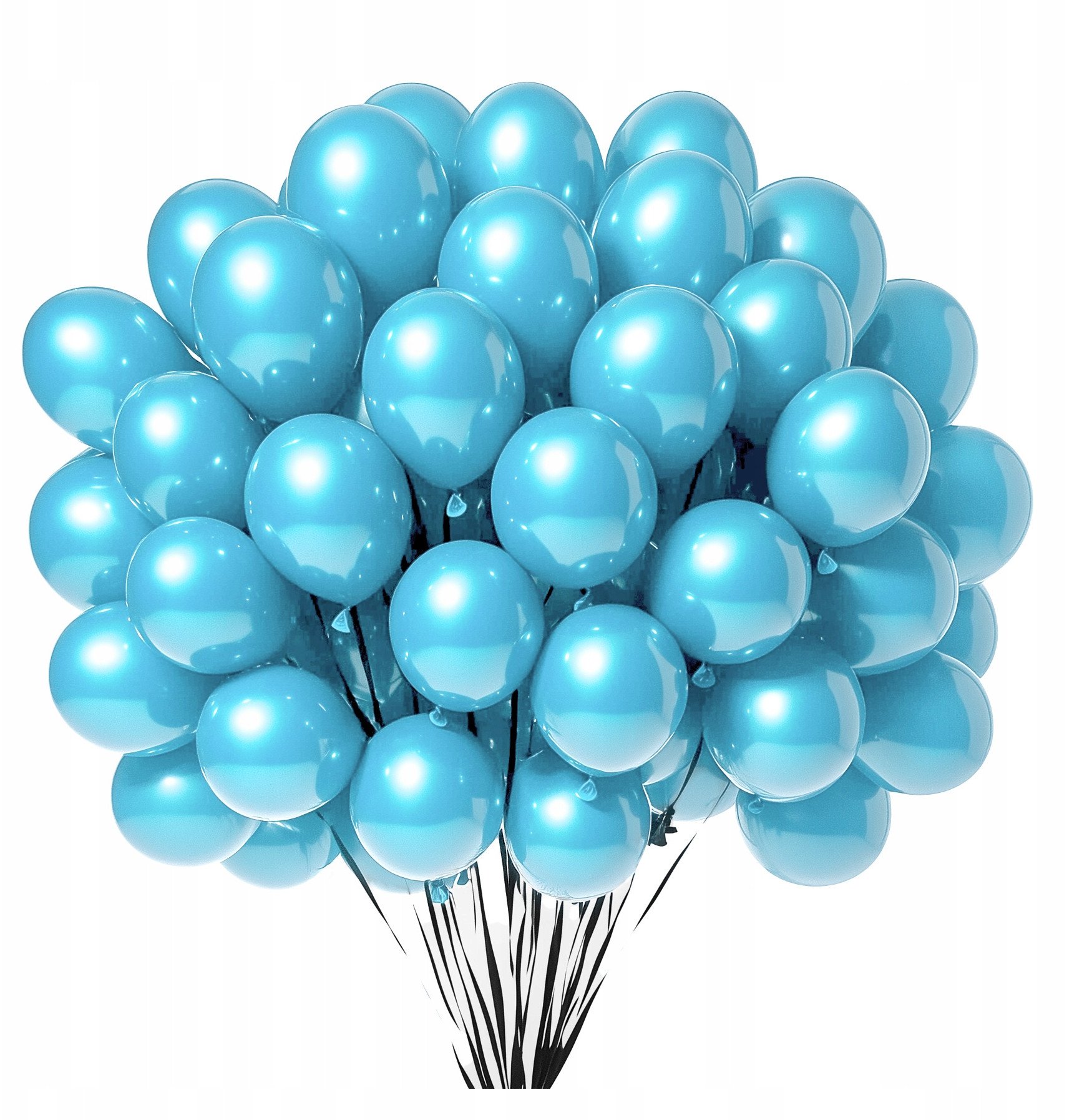 Balony Metalik Błękit 12"