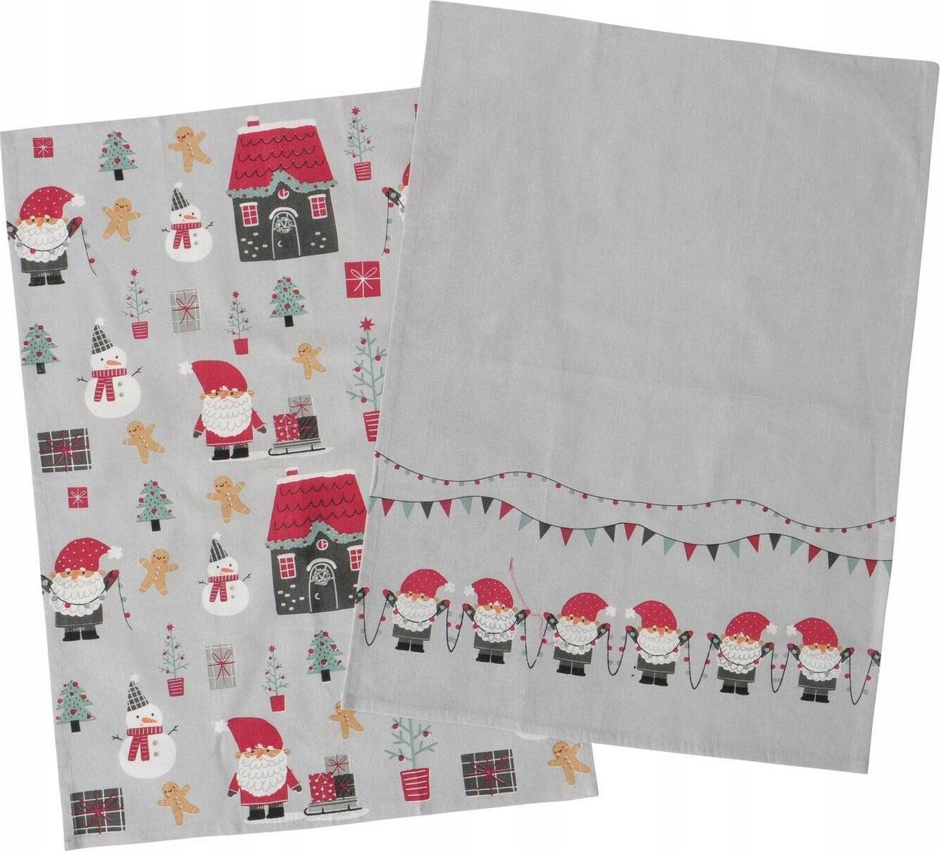 Boltze Ścierki kuchenne w świąteczny wzór MONTI, 50 x 70 cm, 2 szt.