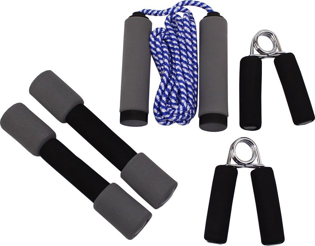 Master Zestaw Ściskacze Hantelki Skakanka MASTER