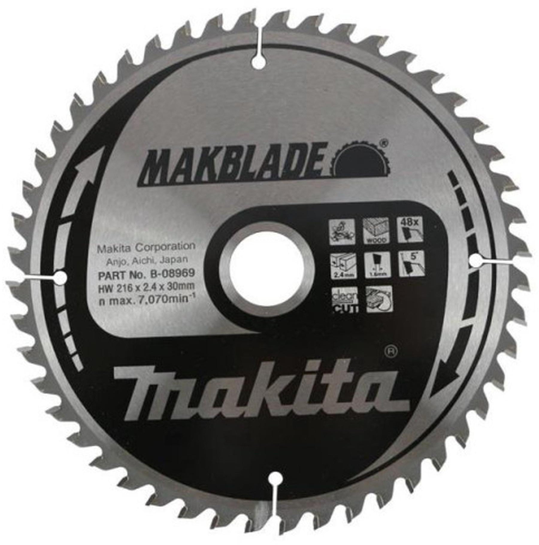 Makita CIRCULAR SAW BLADE 216X30X2.4MM Z-48