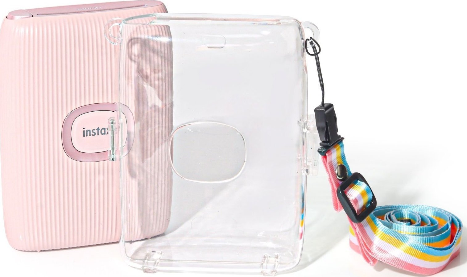 Pokrowiec LoveInstant Futerał Etui Case Pokrowiec Do Fuji Fujifilm Instax Mini Link 2 / Przezroczysty