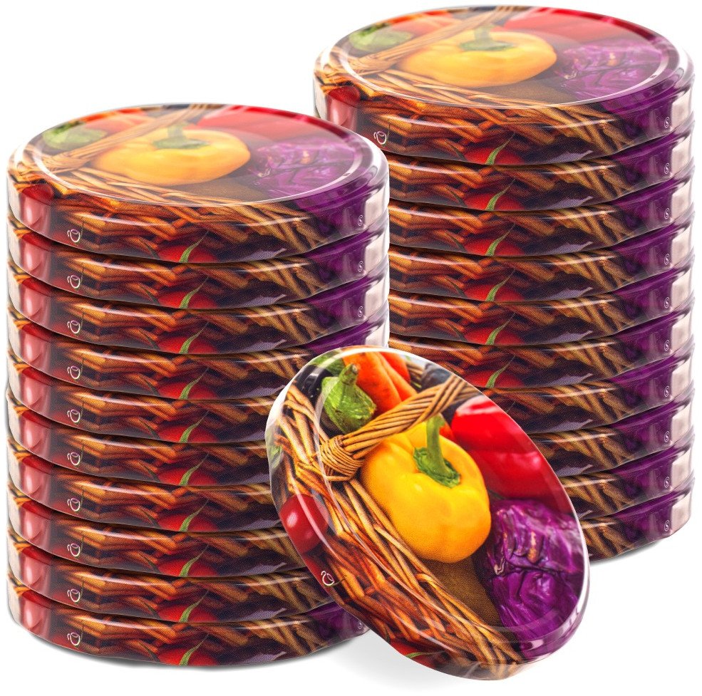 KADAX Zakrętki Do Słoików Wieczka Fi82 Nakrętki Na Słoiki Zakrętka Przetwory 20x