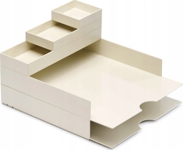 Moxom Zestaw pojemników MOXOM Modular Desk Set, 320x260x60mm, 5 szt., biały