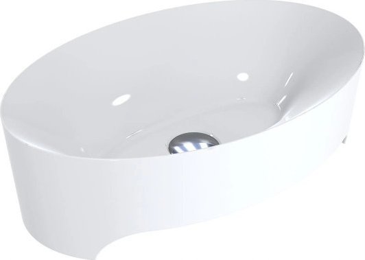 Umywalka Miraggio Umywalka wpuszczana w blat owalna 50x32cm