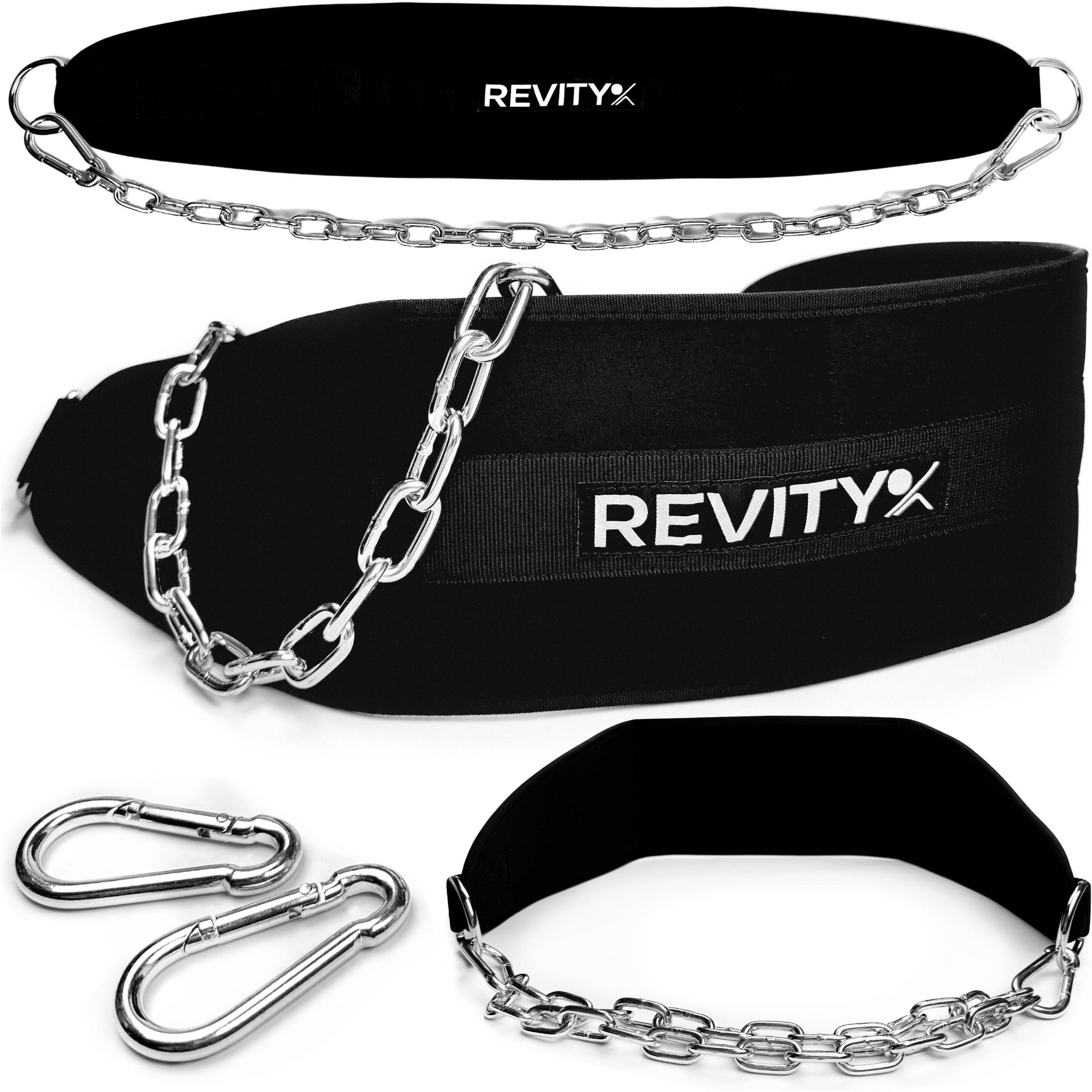 Pas obciążeniowy do dipów i podciągania kulturystyczny Dip Belt 90 cm