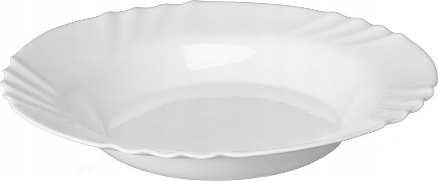 Kadax Talerz Obiadowy Głęboki Do Zupy Biały 23cm 1szt