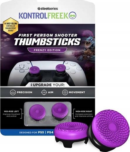 SteelSeries SteelSeries KontrolFreek Frenzy FPS, Thumbstick, PS5 & PS4 - Purple/Black