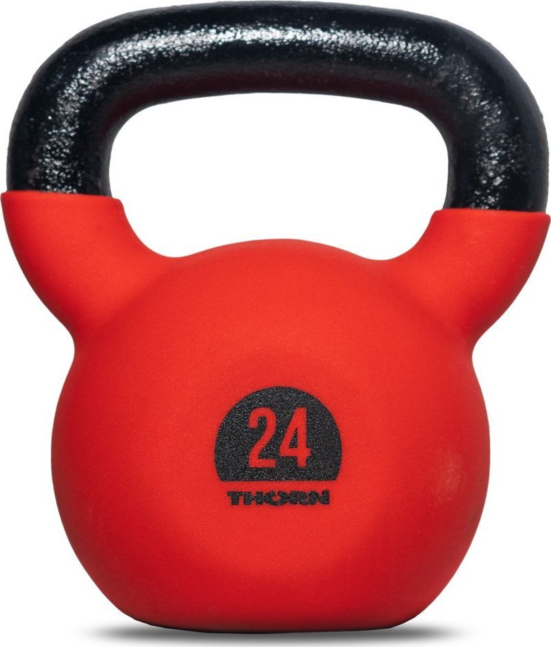 Kettlebell Odważnik THORN FIT Kettlebell gumowany 24 kg odważnik
