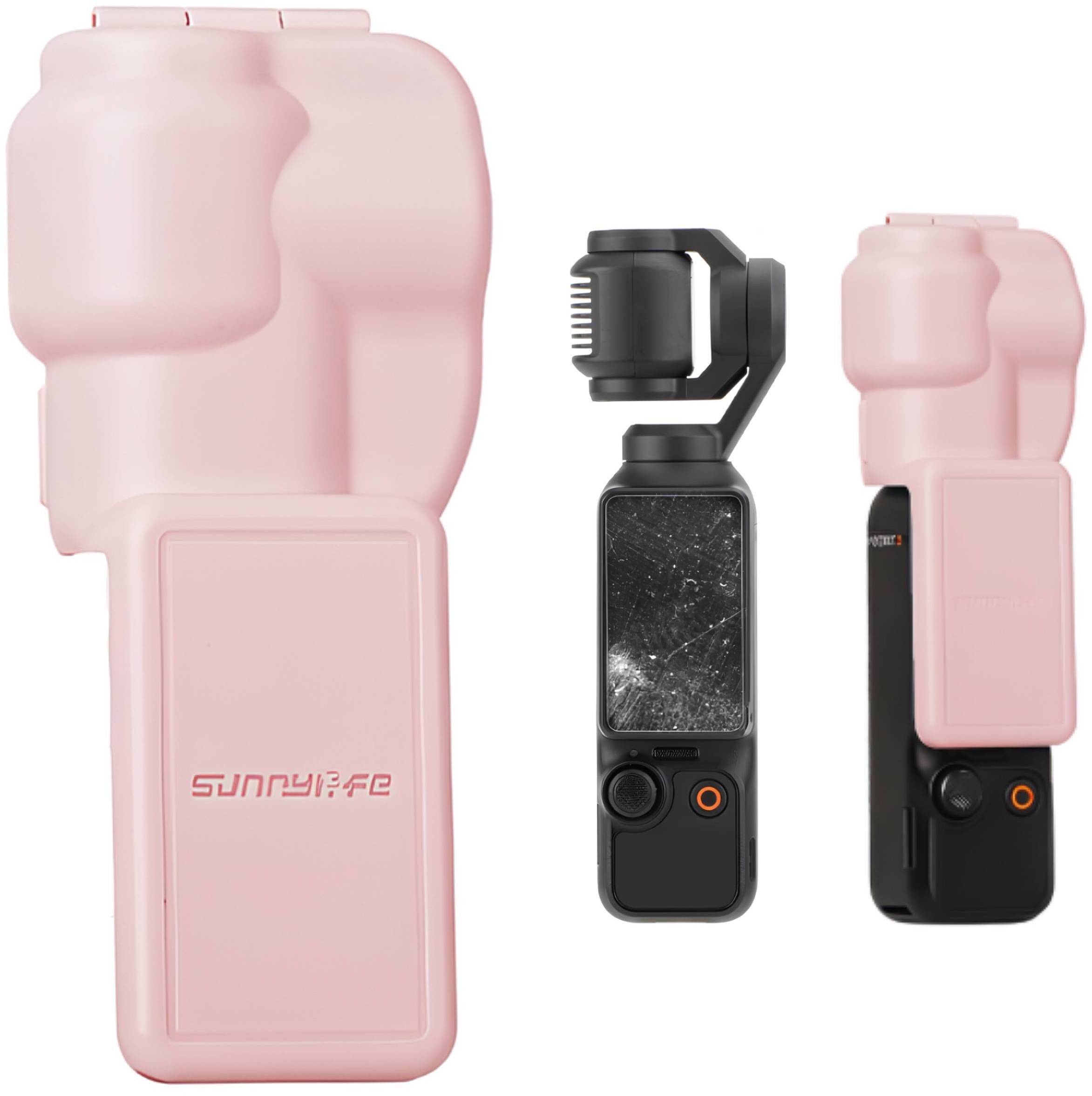 POKROWIEC ETUI OCHRONNE OSŁONA CHRONIĄCA GIMBALA I EKRAN DO DJI OSMO POCKET 3 (RÓŻOWA)