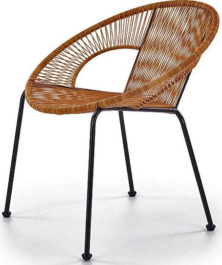 Elior Nowoczesny fotel ogrodowy Desio - rattanowy