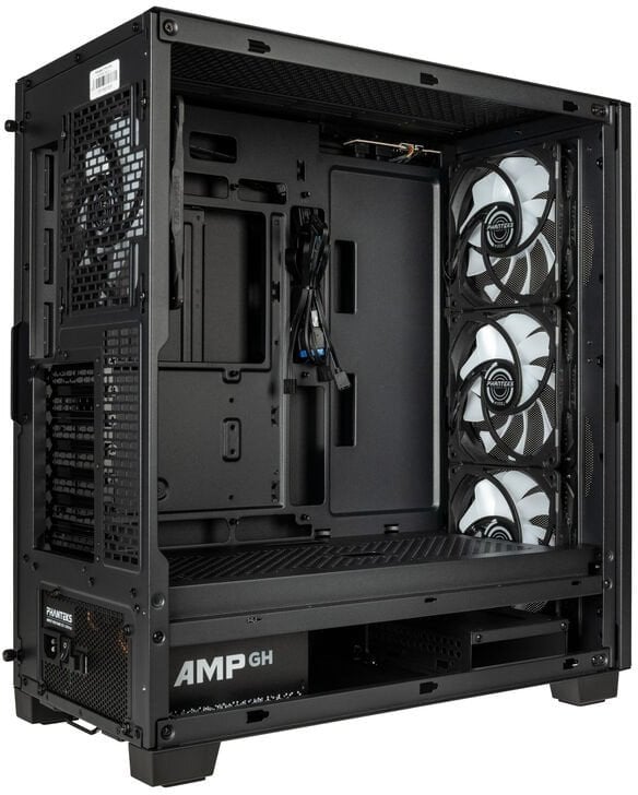 PHANTEKS XT Pro Ultra PC-Gehäuse, Midi-Tower, E-ATX, DRGB, Tempered Glass - schwarz, 850 W PSU