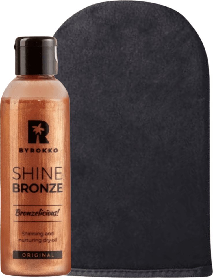 Byrokko Byrokko Shine Bronze Suchy Olejek Brązujący + Rękawica