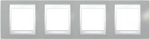 Schneider Electric Ramka poczwórna Unica Plus szary pozioma (MGU6.008.865)