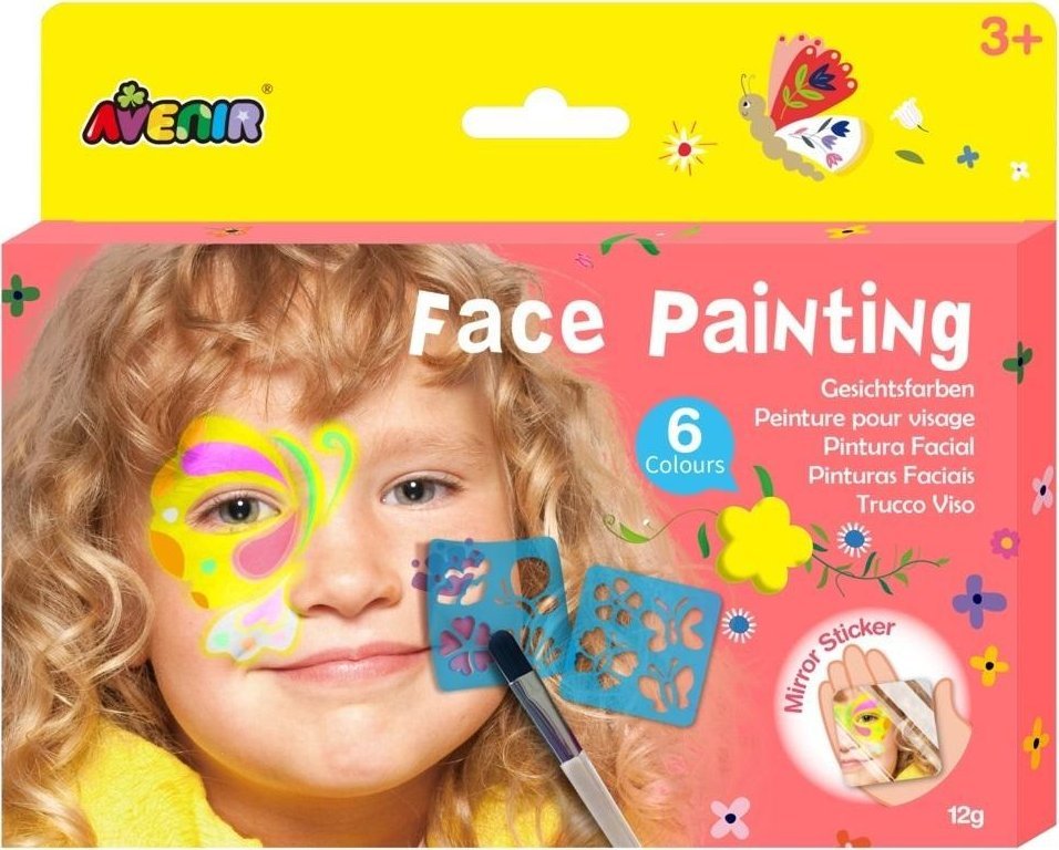 Malowanie twarzy - Motyl 6kol