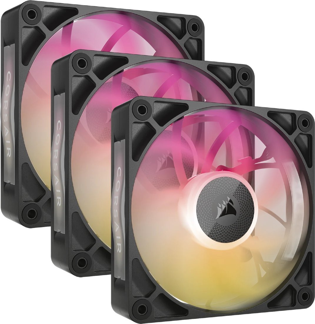 Wentylator Corsair iCUE LINK RX120 MAX RGB 3-pack + Hub (CO-9051034-WW)