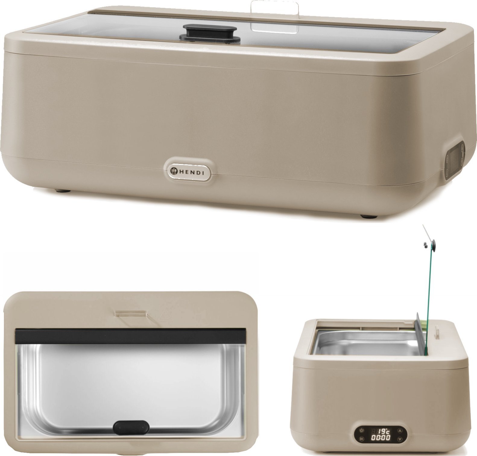 Hendi Podgrzewacz bemar elektryczny UNIQ 607 x 402 mm 700 W - beżowy Podgrzewacz bemar elektryczny UNIQ 607 x 402 mm 700 W - beżowy