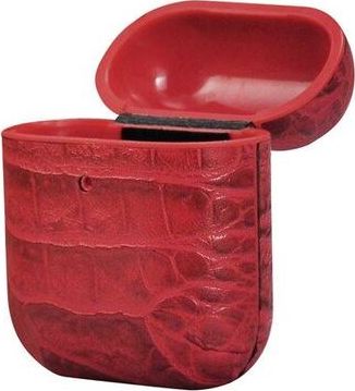 TerraTec Etui ochronne AirBox Crocodile Pattern Red do AirPods czerwone