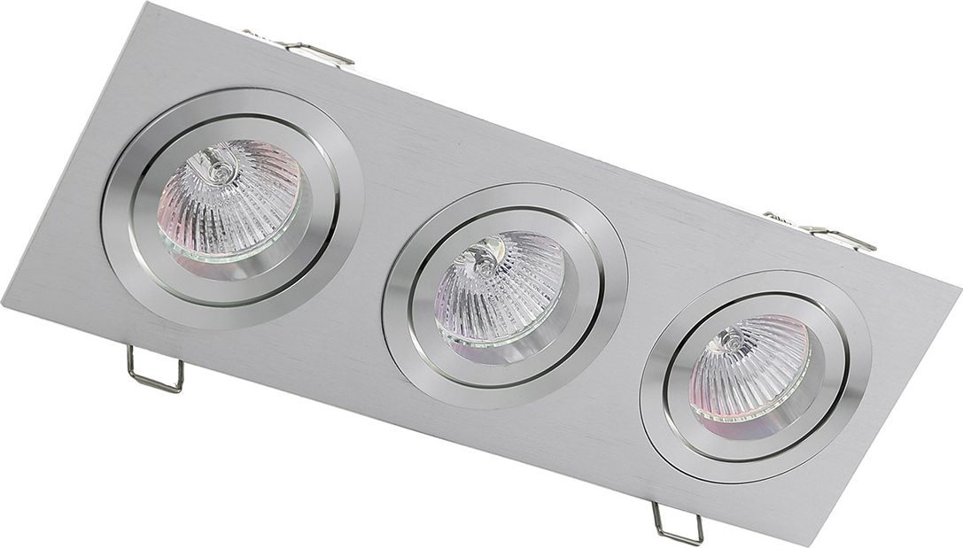 Italux Oprawa podtynkowa prostokątna satyna Italux Mooty SN MQ71805-3A