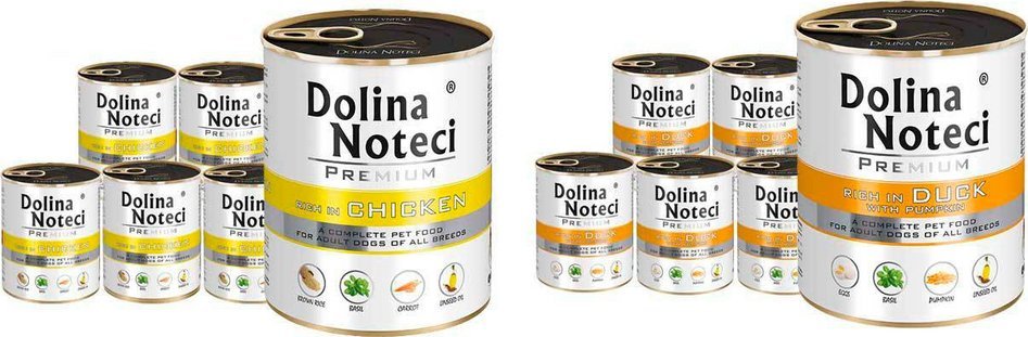 Dolina Noteci Dolina Noteci PREMIUM bogata w kurczaka i kaczkę z dynią 24x800g
