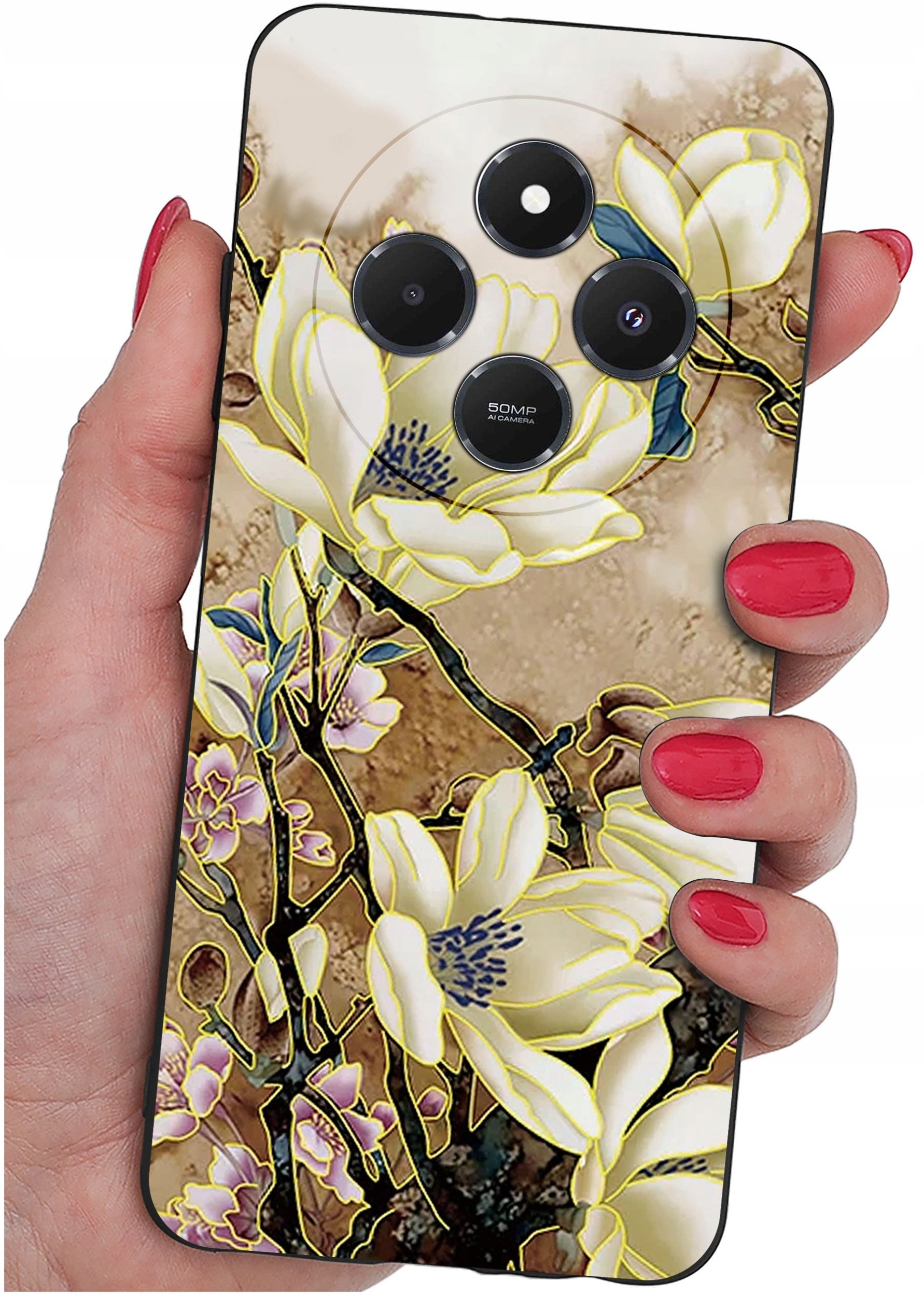 Etui do Xiaomi Redmi 14C WZORY |SILIKONOWE MATT CASE + SZKŁO 9H