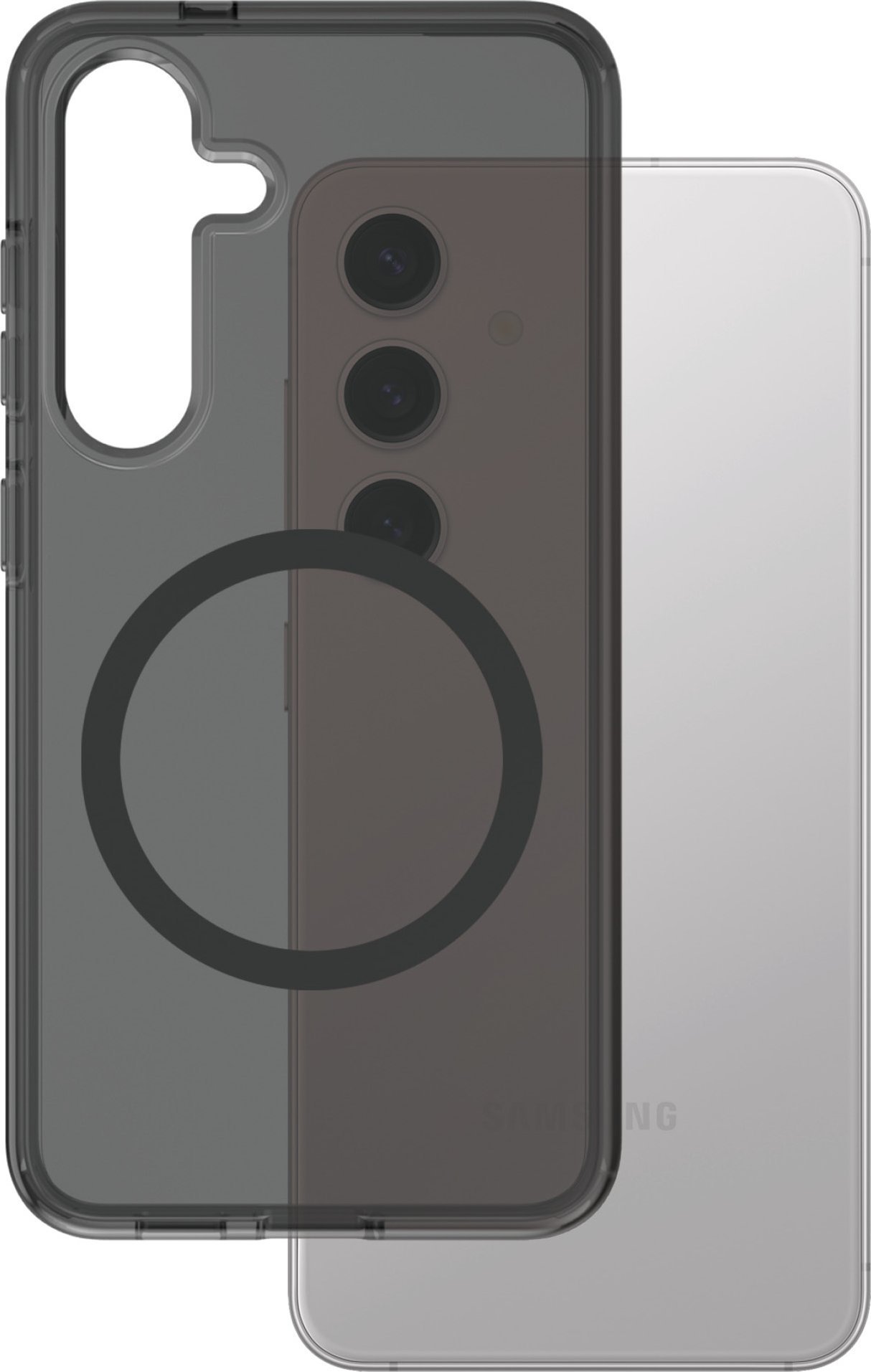 CARE Flagship Case Smokey/Black QI Compatible Galaxy S25 Plus