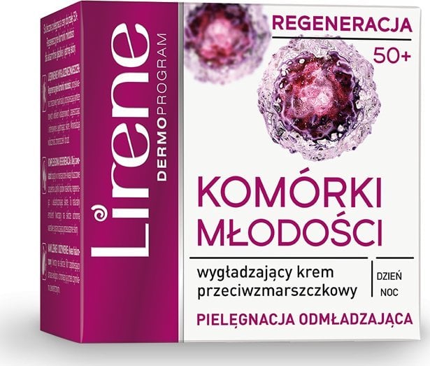 Lirene Wygładzający krem przeciwzmarszczkowy 50+ KOMÓRKI MŁODOŚCI 50 ml